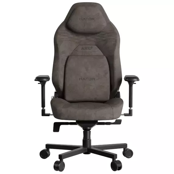Scaun Gaming HATOR Arc 3 L, Velur, Milk Shake