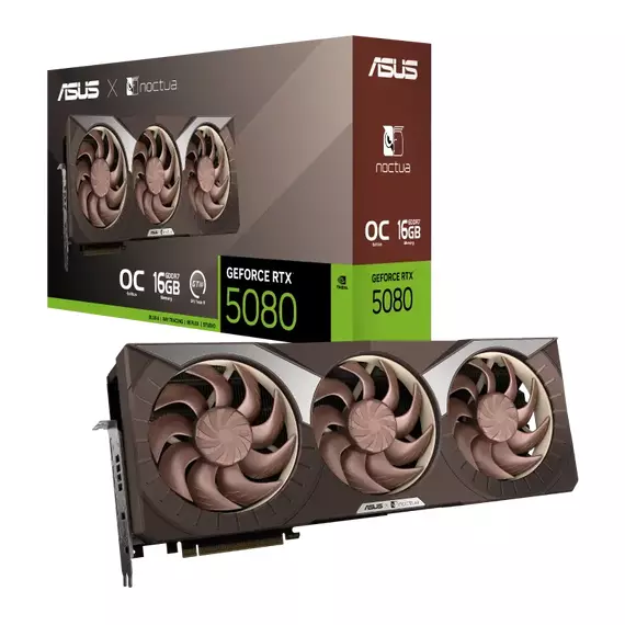 Placă Video ASUS RTX5080-O16G-NOCTUA, 16GB GDDR7 256bit
