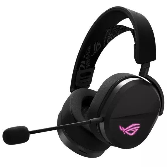 Căști gaming ASUS ROG Pelta, Fără fir, Negru