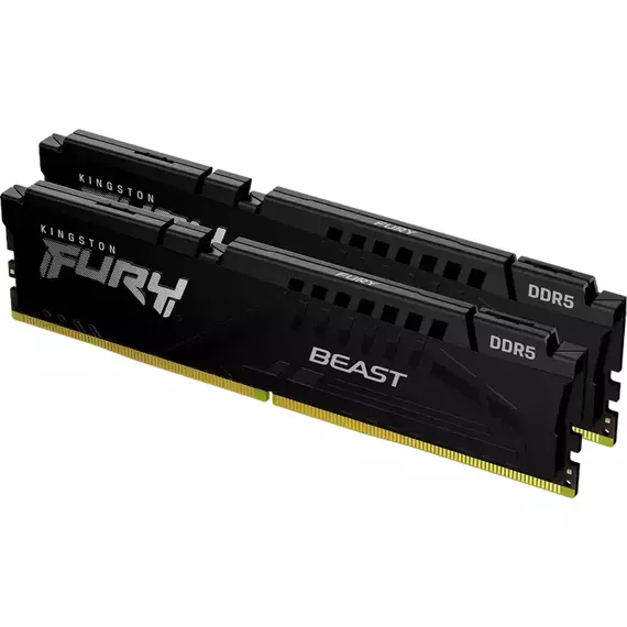 Memorie RAM Kingston FURY Beast, DDR5 SDRAM, 5600 MHz, 128GB, KF556C36BBEK2-128
