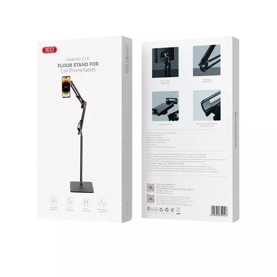 Suport pentru smartphone XO C137, Negru, 3 image