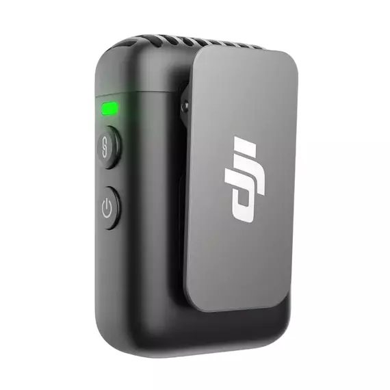 Microfon portabil pentru înregistrare vocală DJI Mic 2 (2 TX + 1 RX + Charging Case), Fără fir, Negru, 7 image