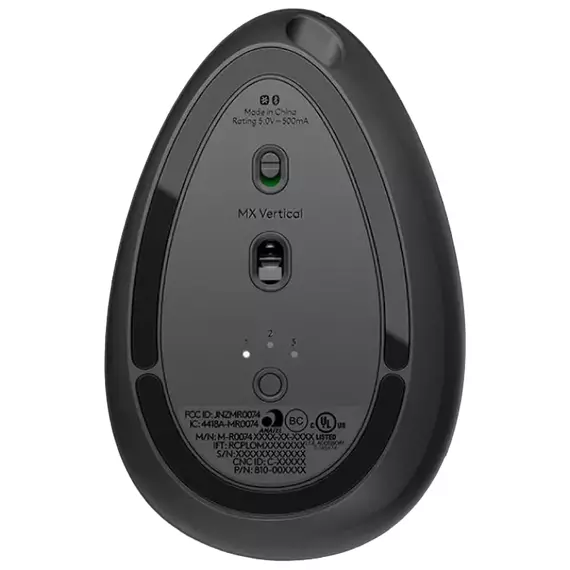 Mouse Wireless Logitech MX Vertical, Negru, 3 image