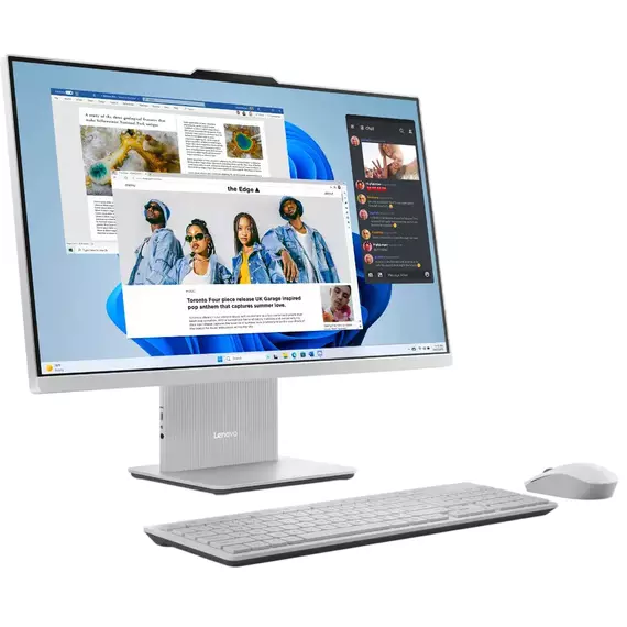 Computer All-in-One Lenovo IdeaCentre 3 27AKP10, 27", AMD Ryzen 7 250, 16GB/512GB, Fără SO, Cloud Grey, 5 image