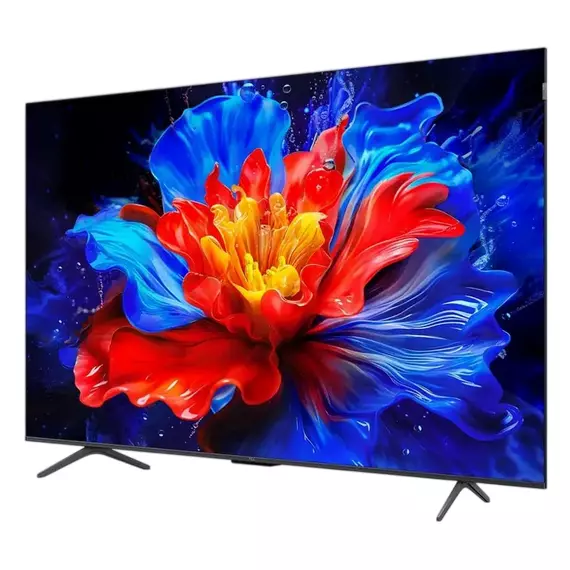 65" LED SMART TV TCL 65T8C, QLED 4K UHD, Google TV, Black, 6 image