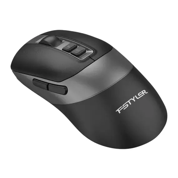Wireless Mouse A4Tech FG50S Plus, Fstyler 2.4G Optical With Silent Button , Black, 5 image