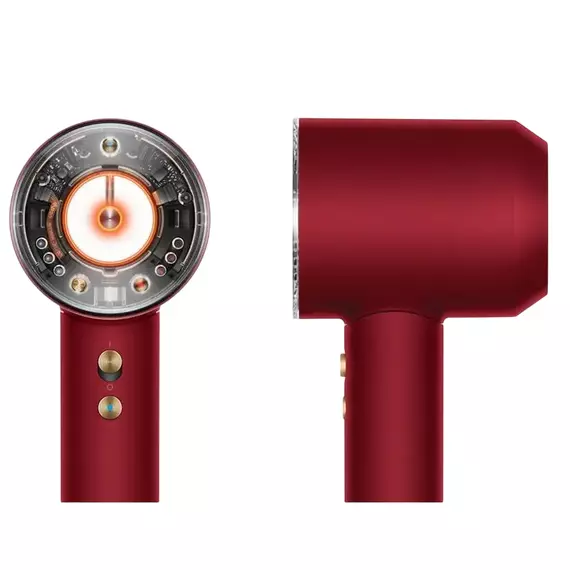 Uscător de păr Dyson Supersonic Nural HD16 Straight+Wavy, 1600W, Red Velvet | Gold, 2 image