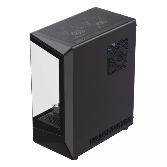 Carcasă PC Gamemax Vista COC AB, Midi-Tower, Fără PSU, Negru, 6 image