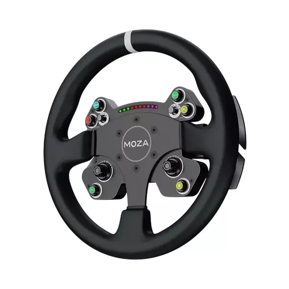 Volan Gaming MOZA CS V2P Steering Wheel, Negru, 4 image