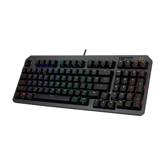 Tastatură ASUS TUF Gaming K3 Gen II, Cu fir, Negru, 2 image