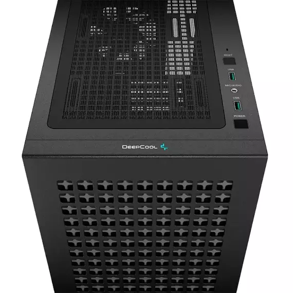 Carcasă PC Deepcool CH370, Mini-Tower, Fără PSU, Negru, 4 image