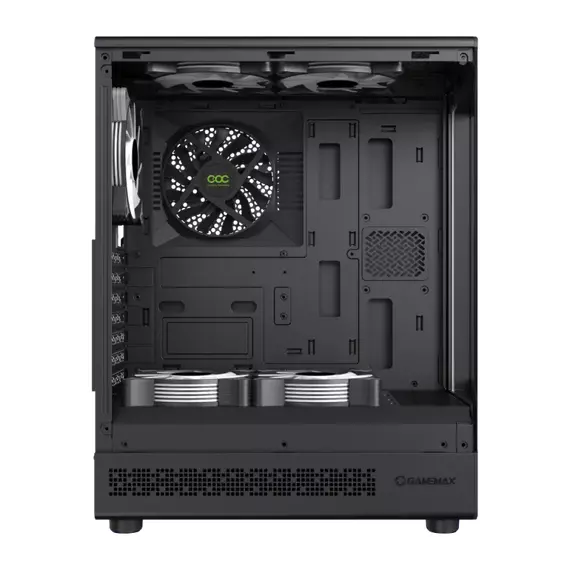Carcasă PC Gamemax Vista COC AB, Midi-Tower, Fără PSU, Negru, 7 image
