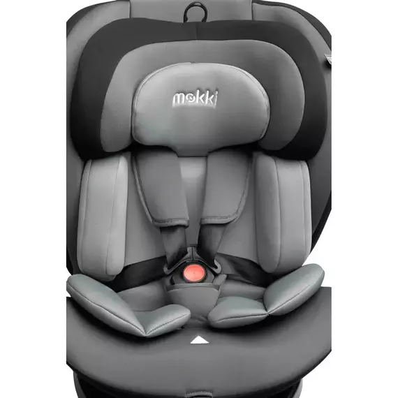 Scaun auto Caretero Mokki i-Size, Grupa 0+/1/2/3 (0-36 kg), Gri, 2 image