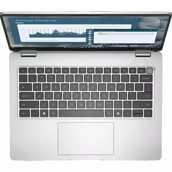 Laptop Business 14" DELL Pro 14 PC14255, Platinum Silver, AMD Ryzen AI 7 350, 16GB/512GB, Windows 11 Pro, 3 image