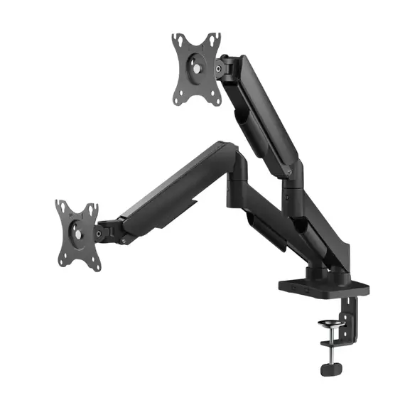 Suport birou pentru monitoare Gembird MA-DA2U-01, Negru, 5 image