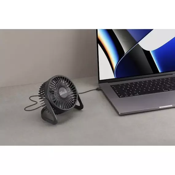 Ventilator Cellularline Desk Breeze, Negru, 2 image