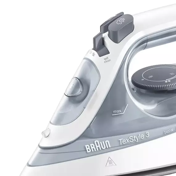 Fier de călcat BRAUN Tex Style 3, 2400W, Gri, 5 image