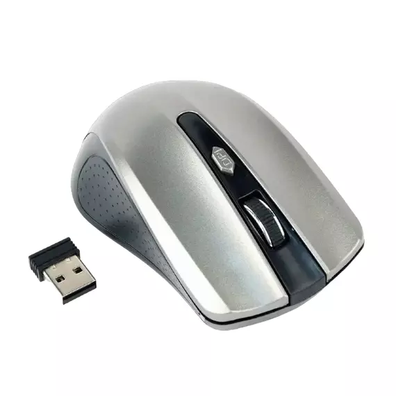 Mouse Wireless Gembird MUSW-4B-04-BG, Negru/Gri, 2 image