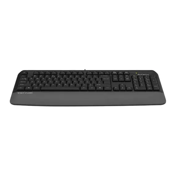 Keyboard A4Tech FK20, Fstyler FN Multimedia Wired Keyboard( US+RU+RO ), Gray, 4 image