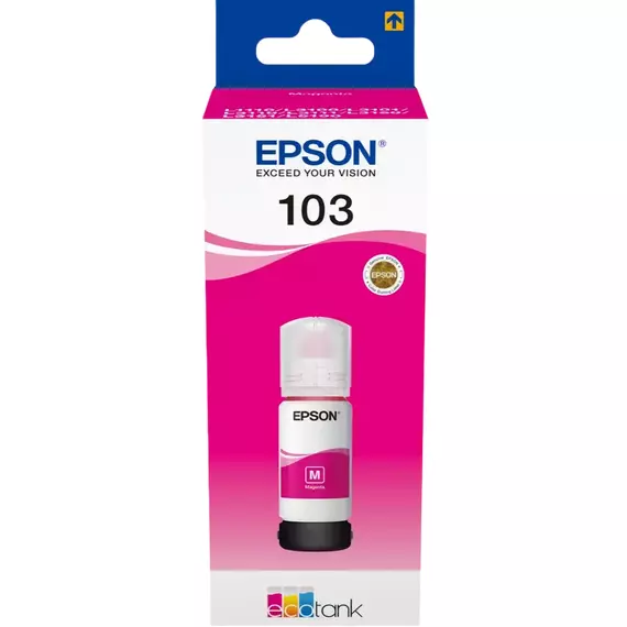 Recipient de cerneală Epson 103 EcoTank, 65ml, Magenta, 2 image