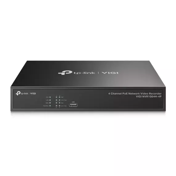 Înregistrator video TP-LINK VIGI NVR1004H-4P, Negru, 6 image