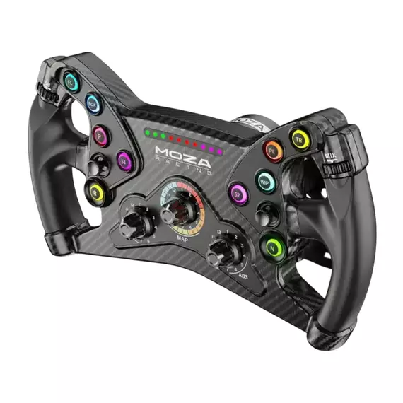 Volan Gaming MOZA KS, Negru, 4 image