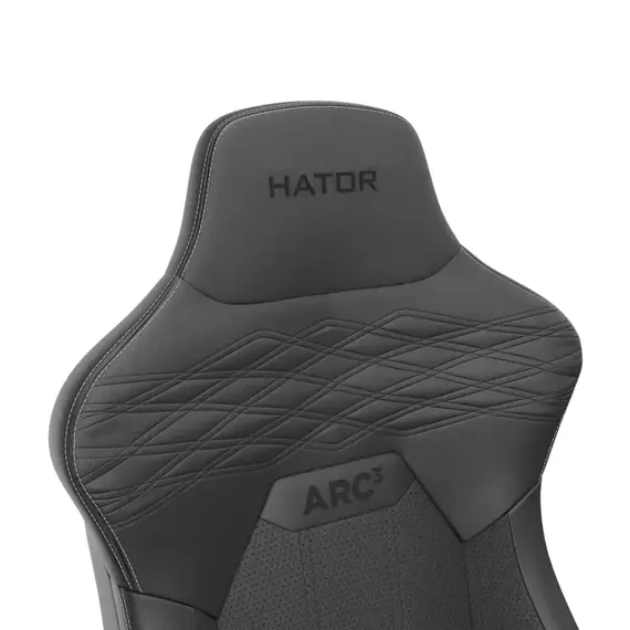 Scaun Gaming HATOR Arc 3 XL, PU Piele, Negru, 5 image