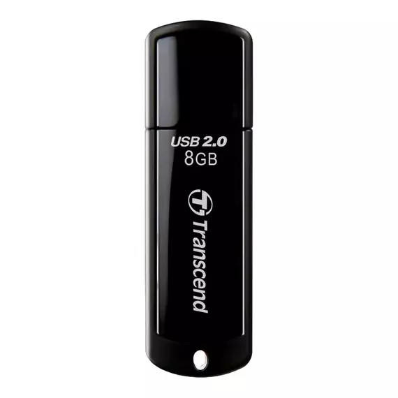 Memorie USB Transcend JetFlash 350, 8GB, Negru, 2 image