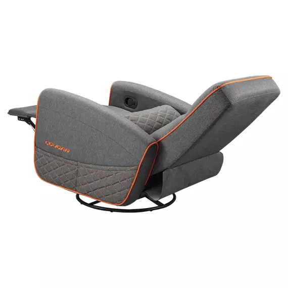 Scaun Gaming Cougar FIDOM, Imitație de in, Gri | Portocaliu, 7 image