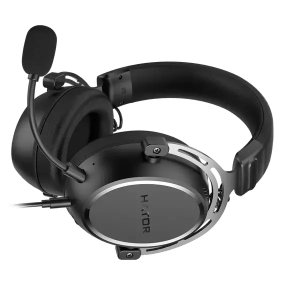 Căști gaming HATOR Hypergang 3, Cu fir, Negru, 6 image