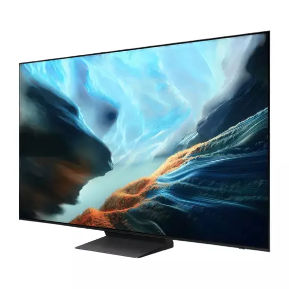 55" OLED SMART TV Samsung QE55S90HAEXUA, 3840x2160 4K UHD, Tizen, Negru, 2 image