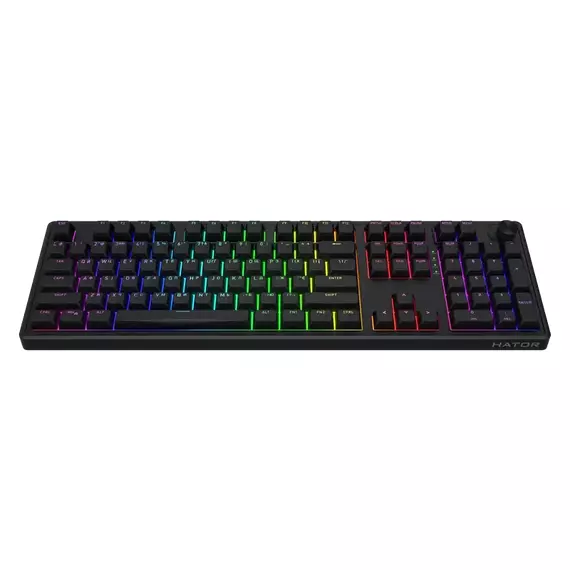 Tastatură HATOR Skyfall 100, Cu fir, Negru, 6 image