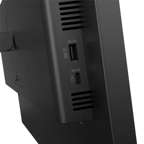 27" Monitor Lenovo ThinkVision P27QD-40, IPS 2560x1440 WQHD, Negru, 4 image