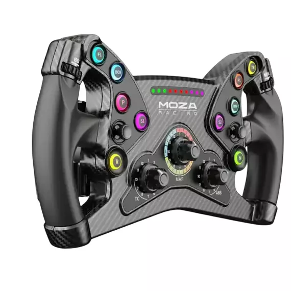 Volan Gaming MOZA KS, Negru, 8 image