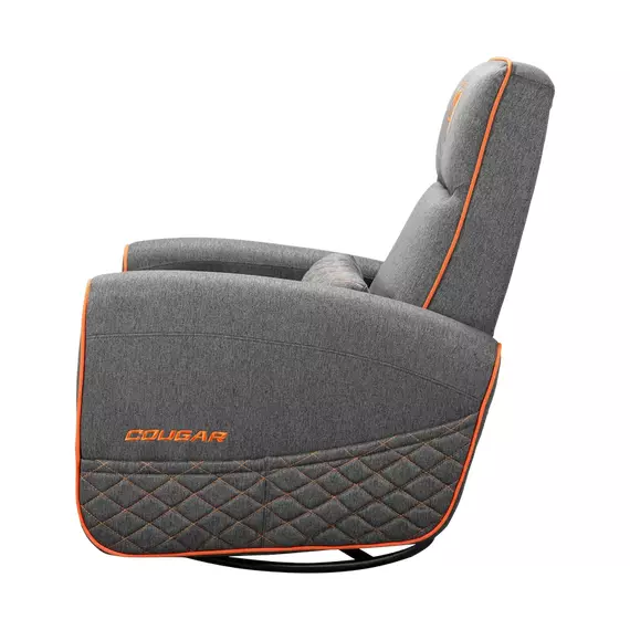 Scaun Gaming Cougar FIDOM, Imitație de in, Gri | Portocaliu, 6 image