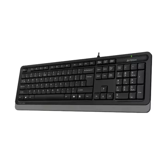 Tastatură A4Tech FK10, Cu fir, Negru/Gri, 2 image