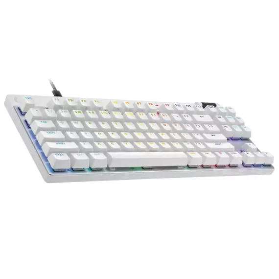 Tastatură Logitech G Pro X TKL Rapid, Cu fir, Alb, 2 image