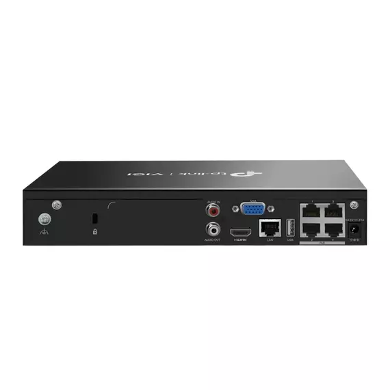Înregistrator video TP-LINK VIGI NVR1004H-4P, Negru, 3 image