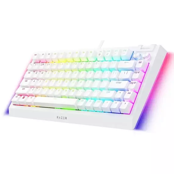 Tastatură Razer BlackWidow V4 75%, Cu fir, Alb, 5 image