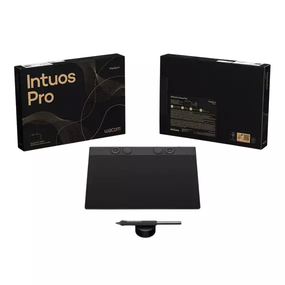 Tabletă Grafică Wacom Intuos Pro Medium, Negru, 4 image