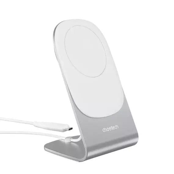 Încărcător wireless Choetech H046 + T518-F, 15 W, Alb, 5 image