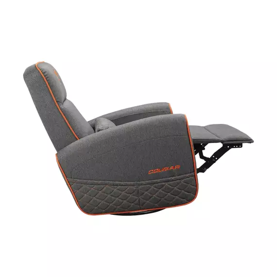 Scaun Gaming Cougar FIDOM, Imitație de in, Gri | Portocaliu, 8 image