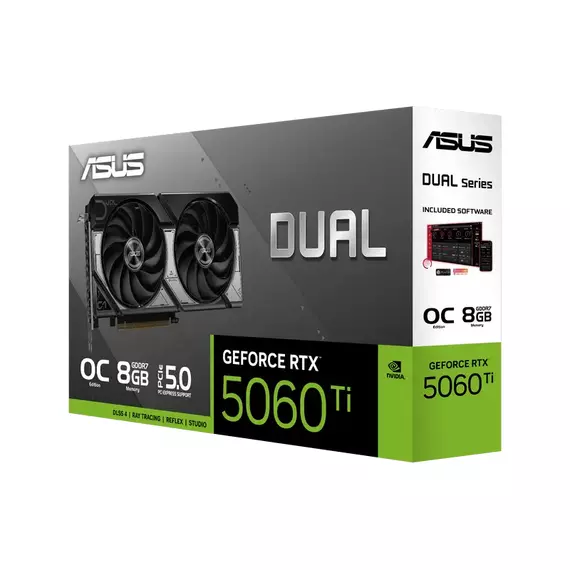 Placă Video ASUS DUAL-RTX5060TI-O8G, 8GB GDDR7 128bit, 4 image