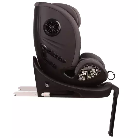 Scaun auto Caretero Fortis i-Size, Grupa 0+/1/2/3 (0-36 kg), Grafit, 7 image