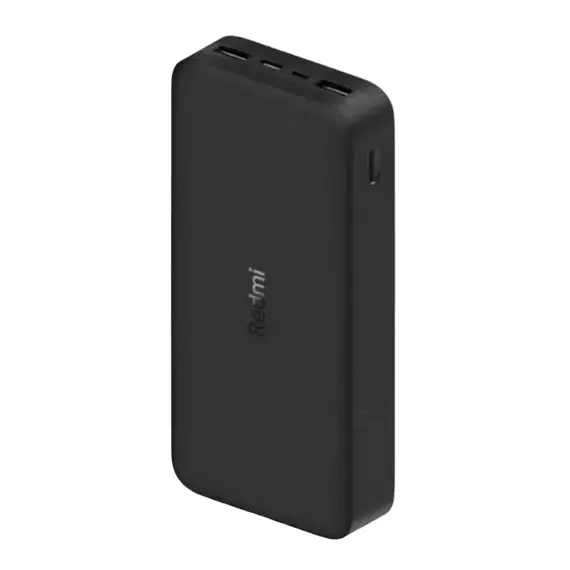 Acumulator extern Xiaomi Power Bank Redmi, 20000mAh, Negru, 2 image