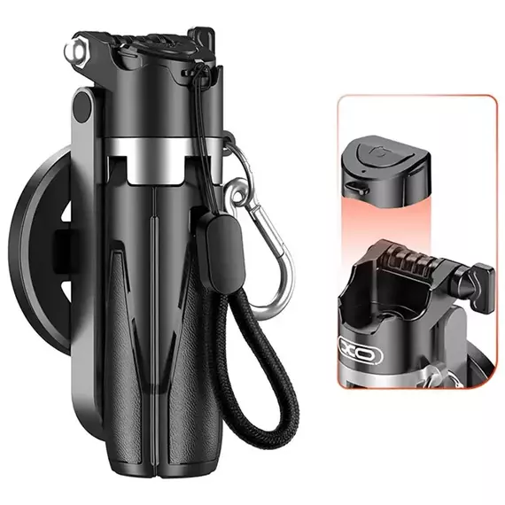 Selfie Stick XO SS22, Negru, 2 image