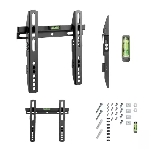 Suport fixat pe perete Gembird WM-42F-02, Negru, 4 image