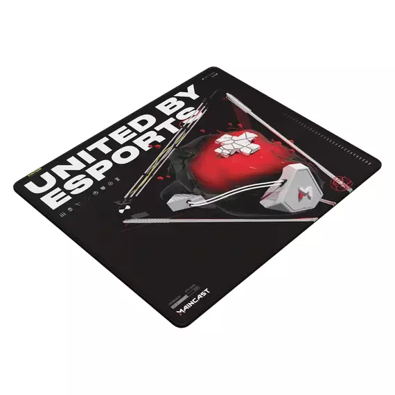 Mouse Pad pentru jocuri HATOR Tonn eSport Maincast Edition, Large, Negru, 5 image