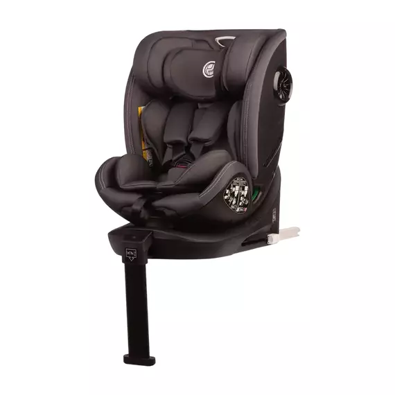 Scaun auto Caretero Fortis i-Size, Grupa 0+/1/2/3 (0-36 kg), Grafit, 6 image