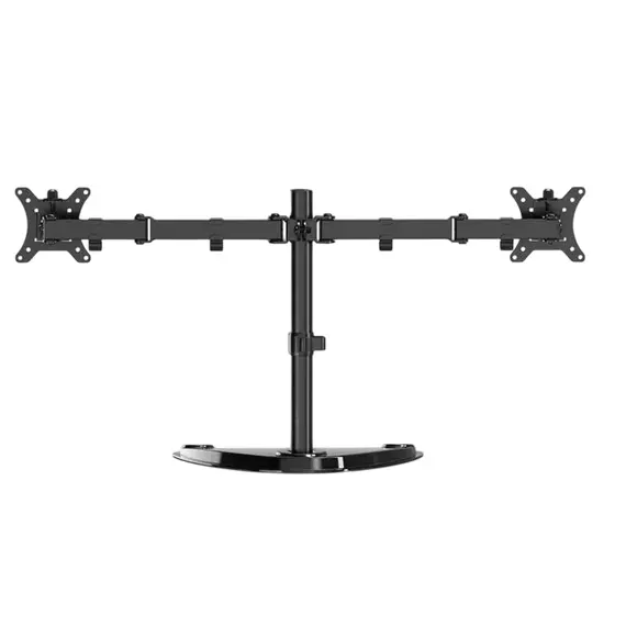 Suport birou pentru monitoare Gembird MS-D2ST-02, Negru, 5 image